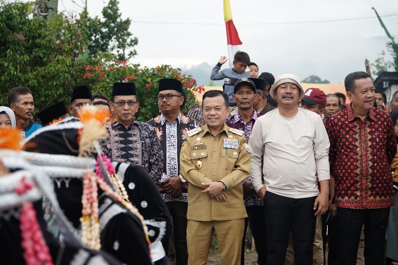 Gubernur Jambi Al Haris saat melakukan Pertisun di Kerinci.( foto dok.ist)