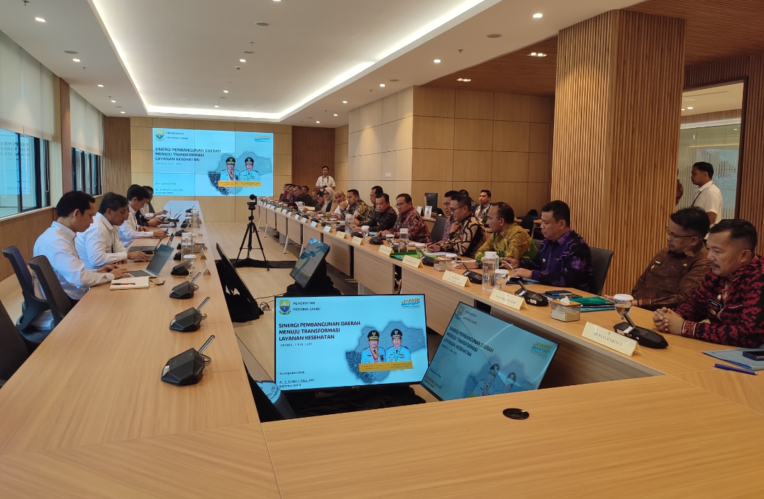 Gubernur Al Haris Bersama Bupati dan Walikota se-Provinsi Jambi Audiensi dengan Menteri Kesehatan.(foto: dok.ist)