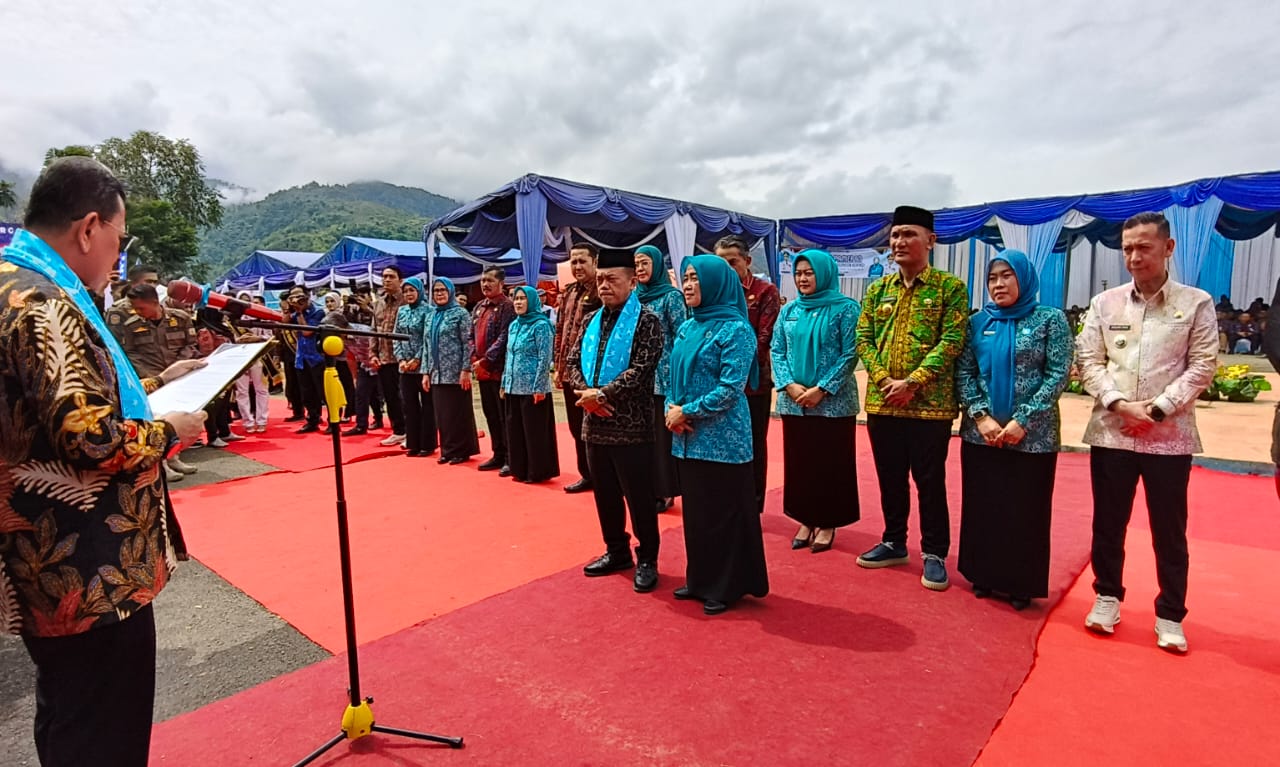 Gubernur Al Haris Bersama Bupati dan Walikota se-Jambi Hadiri Puncak Peringatan Harganas ke‑32 di Kerinci (foto: dok.Ist)