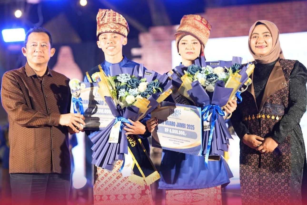 Bupati BBS Hadiri Grand Final Pemilihan Bujang Gadis Muaro Jambi(foto: dok.ist)