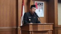 Bupati BBS Hadiri Paripurna DPRD Muaro Jambi Tentang Pertanggungjawaban Pelaksanaan APBD Tahun 2024(foto: dok.ist)