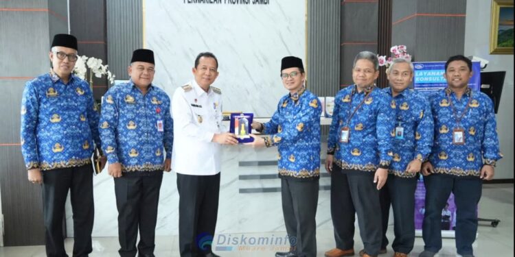Perkuat Sinergisitas, Bupati BBS Audiensi Dengan Kepala BPKP Provinsi Jambi (foto: dok.ist)