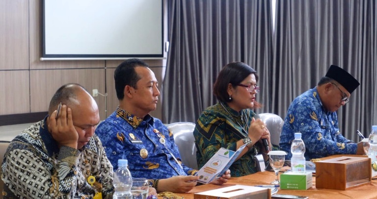 Bupati Bambang Bayu Suseno Pimpin Rakor, Percepat Penyelesaian Tanah Eks Transmigrasi.Foto:dok.ist